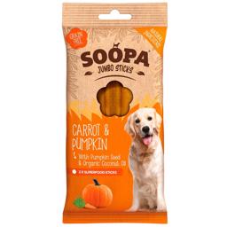 Soopa Vegansk Carrot & Pumpkin JUMBO Dental Sticks 170g